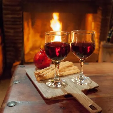 Dandy Agoriani - Kallisti - Fireplace - Up To 6 בקתה Eptálofos